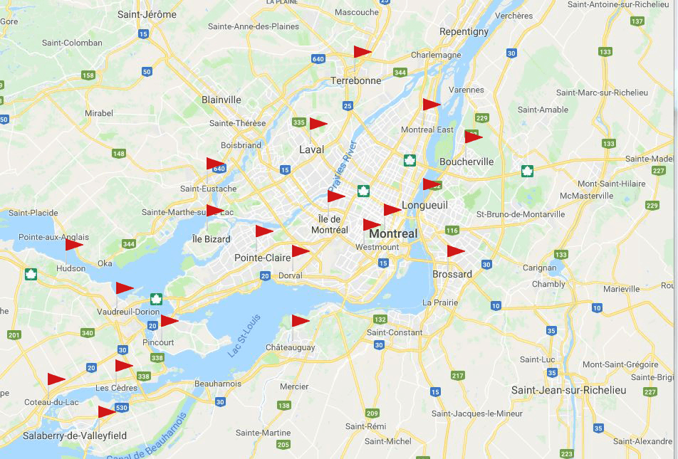 Service Coevred Area